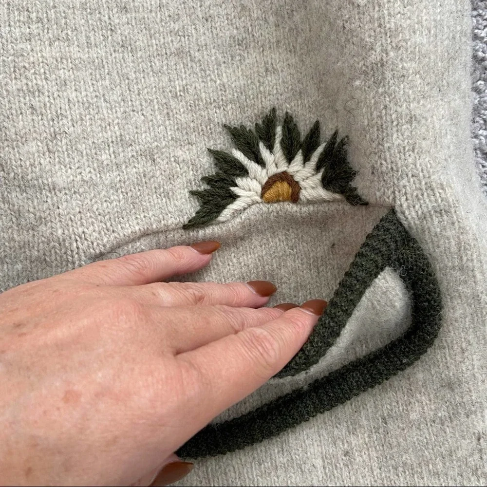 Vintage Lanamoden Salzburg Floral Embroidered Cardigan - Picture 5 of 6